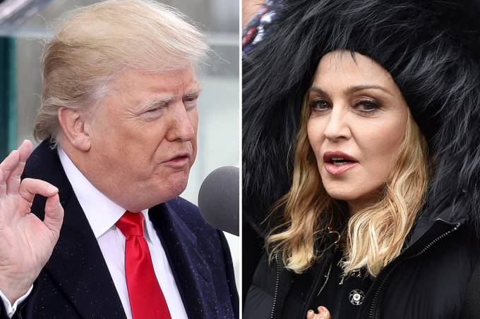 Celebridade: Trump chama Madonna de ‘repugnante’ em entrevista