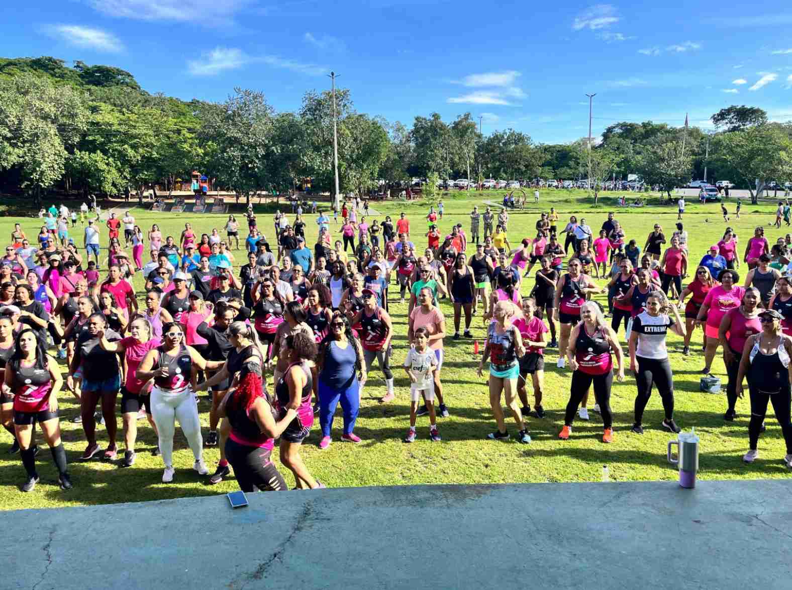 Com apoio do deputado Fabinho, Caminhada Saudável promove aulão de Carnaval em Várzea Grande