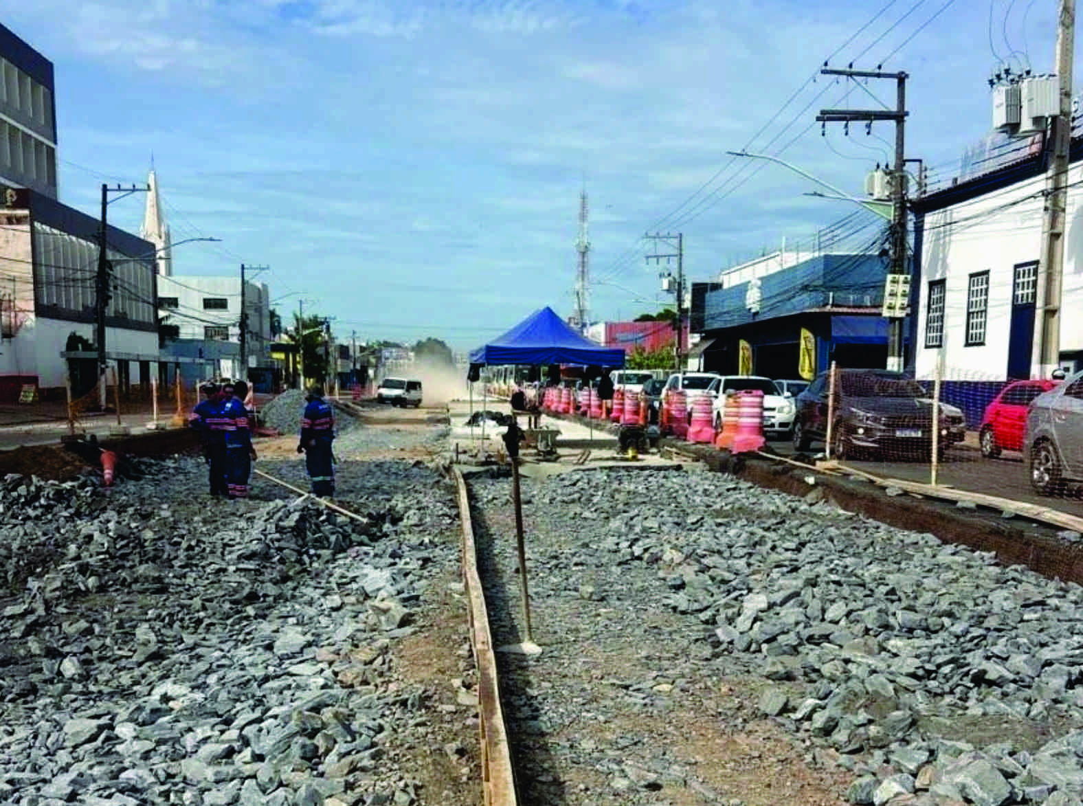 Trecho da Prainha será interditado para avanço das obras do BRT em Cuiabá