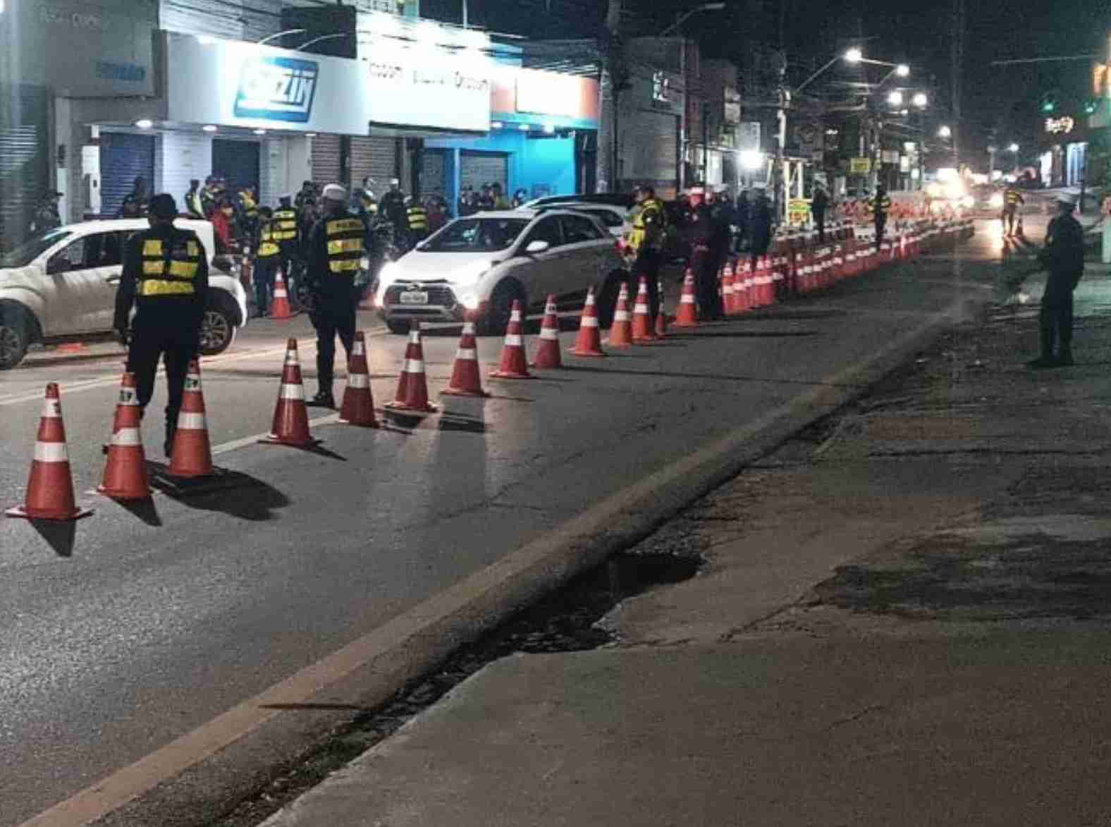 Operação Lei Seca registra 12 prisões e 45 veículos removidos em Cuiabá