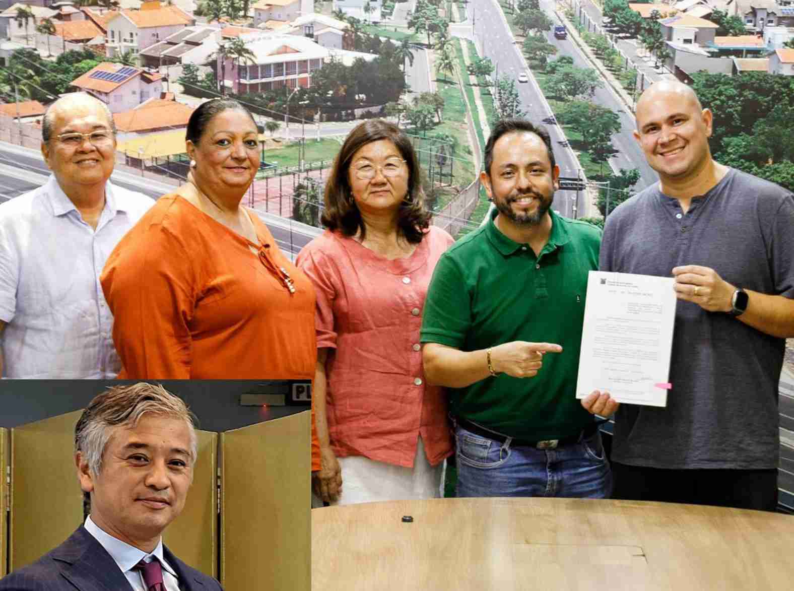 Cônsul-geral do Japão cumpre agenda oficial em Cuiabá com a Associação Cultural Nipo-Brasileira de Cuiabá e Várzea Grande