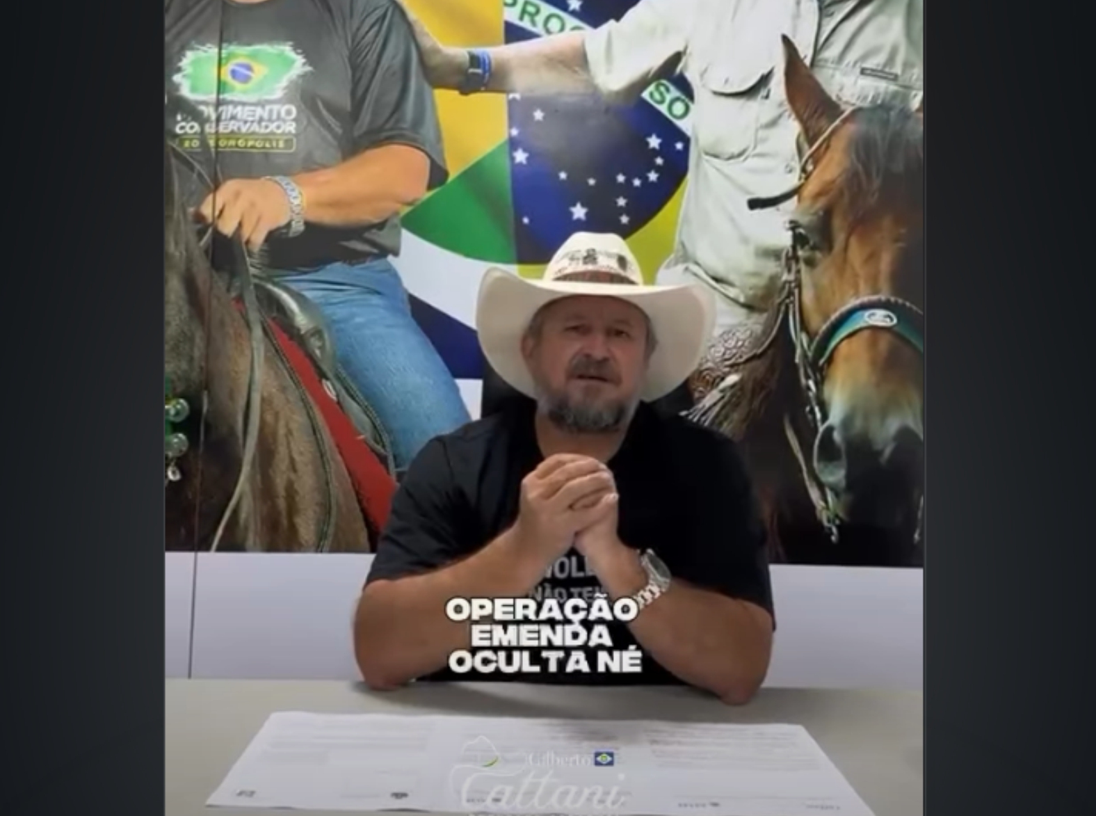 Cattani reage a operação e cobra apuração rigorosa sobre emendas
