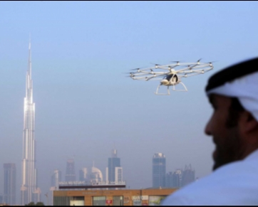 Transporte: Táxi voador autônomo foi testado com sucesso em Dubai
