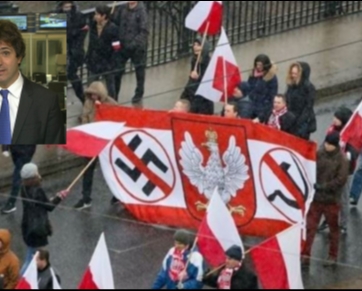 Guga Chacra mostra sua face “Fake News” ao chamar direita polonesa de nazista 