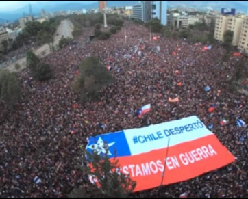 Um milhão de manifestantes nas ruas do Chile