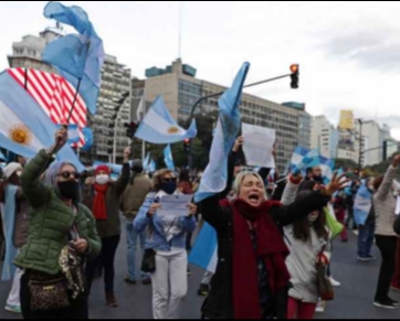 Milhares nas ruas da Argentina contra estatização de empresa