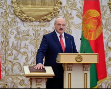 Ditador de Belarus toma posse em cerimônia secreta