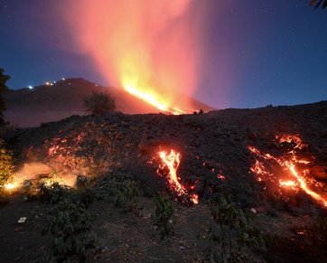 Vulcão libera novo fluxo de lava na Guatemala